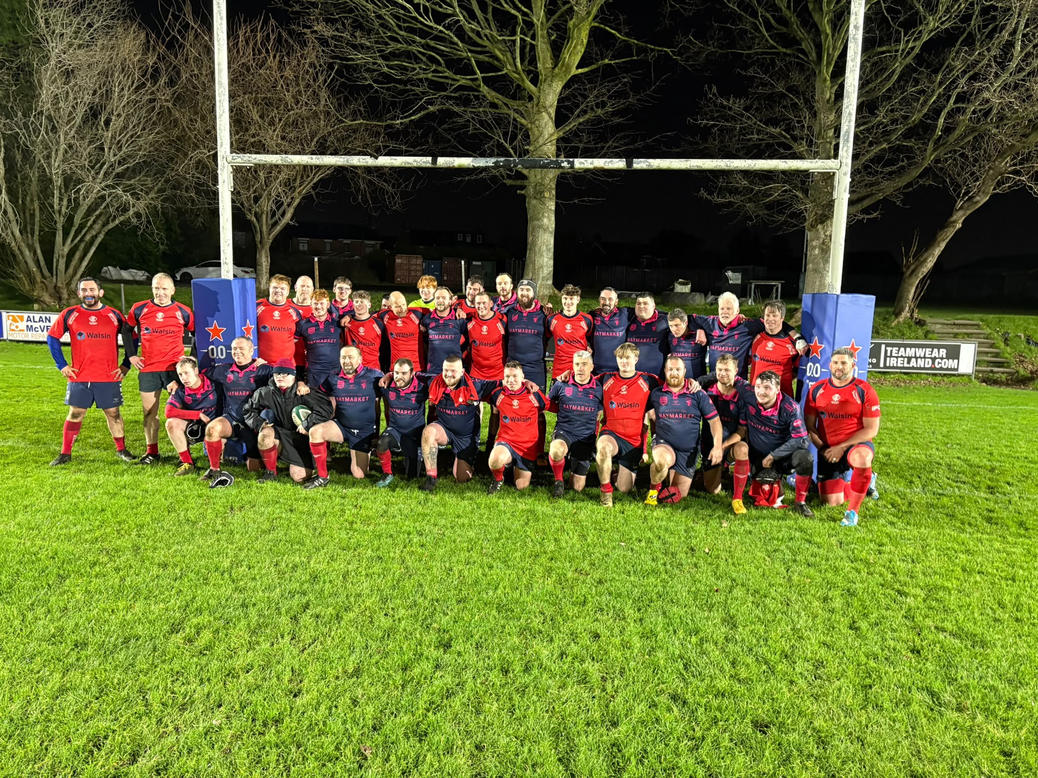 Malone mixed ability players on the pitch together